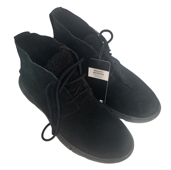 Sorel Explorer II Drift Waterproof Booties Black 8 - Picture 3 of 4